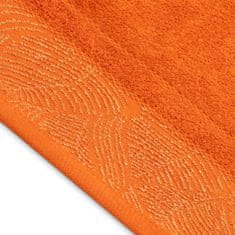 AmeliaHome Ručník BELLIS klasický styl oranžový, velikost 50x90