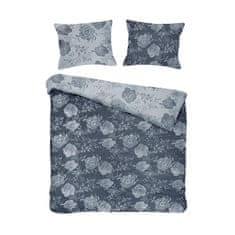 Darymex Darymex Bavlněné povlečení FLORY BLUE 220x200 COTTONLOVE JACQUARD modré velké květy