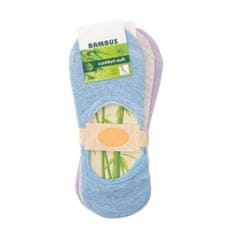 Aleszale 12x dámské bambusové ponožky 39-41 - vícebarevné