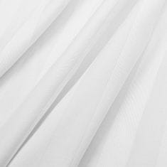 Darymex Bambusovo-bavlněné saténové povlečení STRIPE WHITE 140x200 Darymex jednobarevné bílé