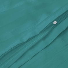 Darymex Povlečení STRIPE SEA TURQUOISE z bambusového bavlněného saténu 140x200 Darymex jednobarevný tyrkysový