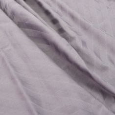 Darymex Saténové povlečení žakárové TULA 160x200 JACQUARD violet zigzag