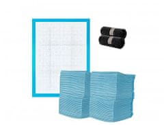 Purlov 21602 Tréninkové absorpční podložky pro psy 60 x 90 cm, 50 ks + bonus