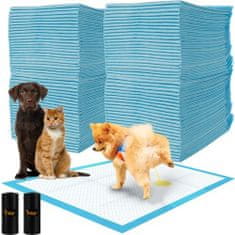 Purlov 21603 Tréninkové absorpční podložky pro psy 60 x 90 cm, 100 ks + bonus