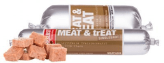 Meat Love Odmeny pro psy ve tvaru salámu Meat & trEAT koňské maso 200g