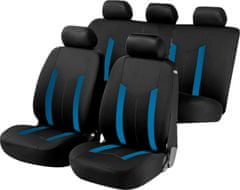 Aroso Autopotahy sedadel na celé vozidlo s bočními airbagy v sedadlech - sada 9 dílů - červené / černé
