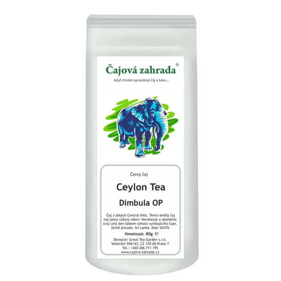 Čajová zahrada Ceylon Dimbula OP 80g - černý čaj