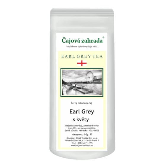 Čajová zahrada Earl Grey s květy - černý ochucený čaj, Varianta: černý čaj 500g