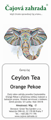 Čajová zahrada Ceylon Orange Pekoe - černý čaj, Varianta: černý čaj 500g