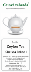 Čajová zahrada Ceylon Chelsea Pekoe I - černý čaj, Varianta: černý čaj 90g