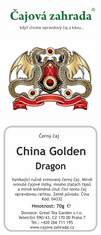 Čajová zahrada China Golden Dragon - černý čaj, Varianta: černý čaj 70g