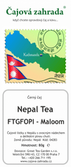 Čajová zahrada Nepál FTGFOPI Maloom - černý čaj, Varianta: černý čaj 80g