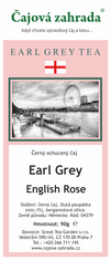 Čajová zahrada Earl Grey English Rose - černý ochucený čaj, Varianta: černý čaj 90g
