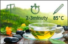 Čajová zahrada 8 pokladů Shaolinu - zelený ochucený čaj, Varianta: zelený čaj 80g