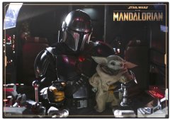 CurePink Podložka na psací stůl Star Wars|Hvězdné války: The Mandalorian The Child (49,5 cm x 34,5 cm)