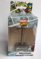 CurePink 3D přívěsek na klíče Marvel: Thorova kladivo (8 x 4 cm)