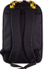 CurePink Multifunkční batoh Jurský Park: T-Rex (objem 16 litrů|30 x 40 x 13 cm) černá polyester