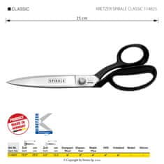 Kretzer - Solingen Krejčovské nůžky KRETZER SPIRALE CLASSIC 114825