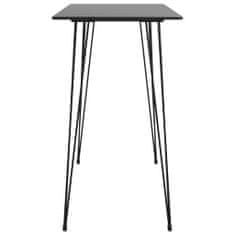 Vidaxl Barový stůl černý 120x60x105 cm