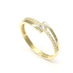 Pattic Zlatý prsten AU 585/1000 1,55 g CA123001Y-54