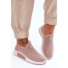 Klasická sportovní obuv Slip-on Pink velikost 41