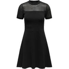 ONLY Dámské šaty ONLNIELLA Slim Fit 15315786 Black (Velikost L)
