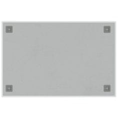 Vidaxl Nástěnná magnetická tabule bílá 60 x 40 cm tvrzené sklo
