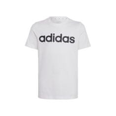 Adidas Tričko bílé S Essentials Linear JR