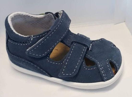 Jonap JONAP 041 S chlapecké kožené sandálky modré