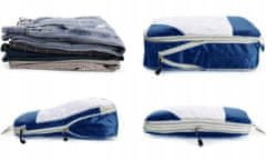 INNA Cestovní taška Kosmetické organizéry prostorné tašky tašky tašky 4 kusy Trip Story Pretoria barva tmavě modrá