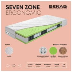 BENAB® SEVEN ZONE ERGONOMIC, 180x200