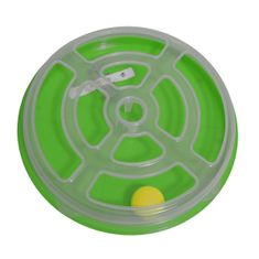 Argi Hračka pro kočku - kruh s míčkem - 29 x 5 cm - zelená