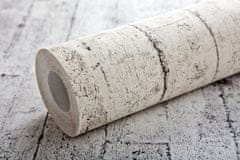 EDEM Vliesová tapeta imitace dřeva EDEM 81108BR05 matná bílá šedá hnědá 5,33 m2
