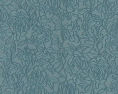 EDEM Vliesová tapeta květinový vzor EDEM 9040-28 plastická lesklá modrá 5,33 m2
