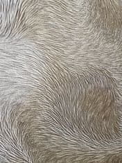Profhome Tapeta exotické vzory Profhome 822301 plastická lesklá šedá krémová béžová 5,33 m2