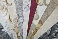 EDEM Vliesové tapety baroko EDEM 9085-27 plastický duhově proměnlivý kolor bílá stříbrná šedá 10,65 m2