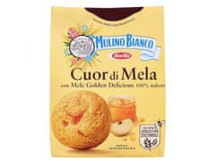 sarcia.eu MULINO BIANCO Cuor di Mela - Křehké pečivo, máslové sušenky plněné jablečnou marmeládou 300g 1 balení
