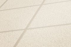Profhome Vliesová tapeta s geometrickým vzorem Profhome 306725-GU lehce reliéfná matná stříbrná bílá 5,33 m2