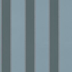 Profhome Vliesová tapeta s klasickým vzorem Profhome 333293-GU hladká matná stříbrná světle modrá 5,33 m2