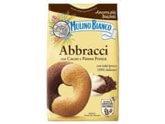 Mulino Bianco MULINO BIANCO Abbracci křehké italské sušenky s příchutí másla a kakaa 350g 3 balení
