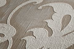 Profhome Textilní tapeta s barokním vzorem Profhome 954906-GU reliefná matná šedá hnědá 5,33 m2