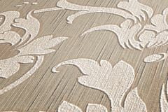 Profhome Textilní tapeta rostlinný motiv Profhome 956331-GU reliefná matná béžová 5,33 m2