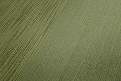 Profhome Textilní tapeta tón v tónu Profhome 956604-GU reliefná matná zelená 5,33 m2