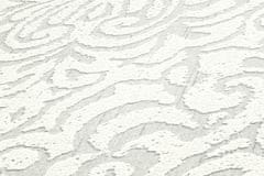Profhome Textilní tapeta ornament Profhome 961932-GU reliefná matná bílá 5,33 m2