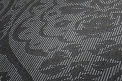 Profhome Textilní tapeta ornament Profhome 961957-GU reliefná matná hnědá černá 5,33 m2
