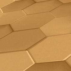 Profhome Vliesová tapeta vzor obklady Profhome 387232-GU hladká matná zlatá žlutá 5,33 m2