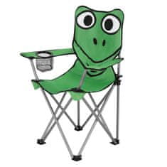 NILLS CAMP dětská skládací židle NC3007 žába