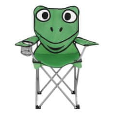 NILLS CAMP dětská skládací židle NC3007 žába