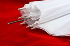 MASSA Deštník 2v1 stříbrný - černý + bílý / difuzor 85cm