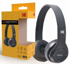 Kodak Sluchátka do uší s mikrofonem, KODAK 500+, Bluetooth, černé